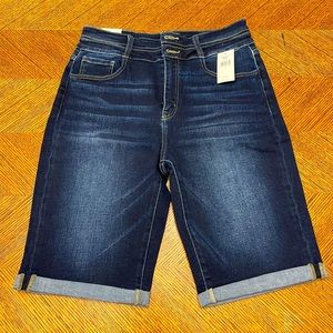 KanCan Kurvy Ultra High Rise Bermuda Shorts